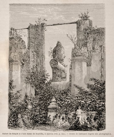 Rovine di Wat Phra Mongkok Bopit, Ayutthaya da Hercule Catenacci